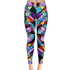 Sacred Geometry Grid - Leggings 
