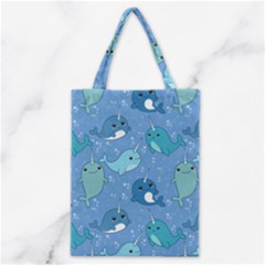 Cute Narwhal Pattern Classic Tote Bag