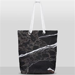 Marble Tiles Rock Stone Statues Full Print Rope Handle Tote (small)