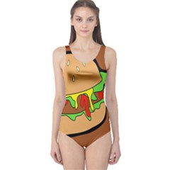 Burger Double One Piece Swimsuit