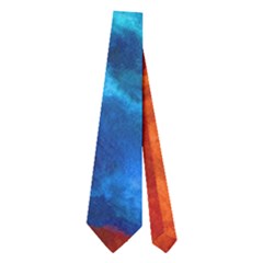 Orange Blue Texture                      Necktie