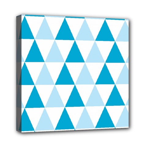 Abstract Modern Background Blue Mini Canvas 8  X 8  (stretched)