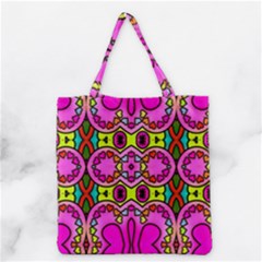Abstract Background Pattern Grocery Tote Bag