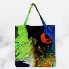 I Wonder 1 Grocery Tote Bag