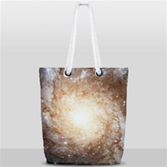 Galaxy Space Full Print Rope Handle Tote (small)
