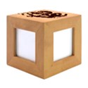 Personalized Love Anniversary Date Name Wood Photo Frame Cube View1