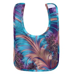 Feather Fractal Artistic Design Conceptual Baby Bib