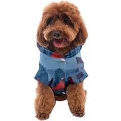 Town Vector Illustration Illustrator City Urban Dog Coat
