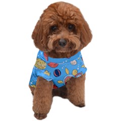 Hand-drawn-seamless-pattern-summer-time Dog T-shirt