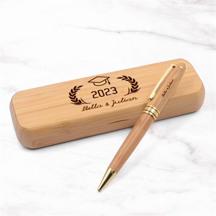 Personalized Name Alderwood Pen Set