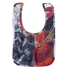 Left And Right Brain Illustration Splitting Abstract Anatomy Baby Bib