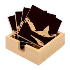Iceland Aurora Borealis Bamboo Coaster Set