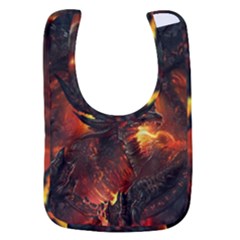 Dragon Fire Fantasy Art Baby Bib