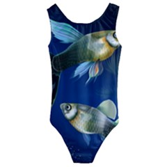Marine Fishes Kids  Cut-out Back One Piece Swimsuit