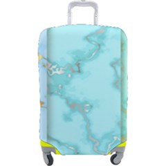 Background Marble Set Luggage Cover (large)