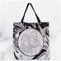 Personalized Hand Draw Style Bg Grocery Tote Bag View2