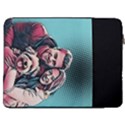 Personalized Comic Style City Lover Photo 17  Vertical Laptop Sleeve Case With Pocket View2