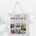 Personalized Instagram Name Tote Bag Grocery Tote Bag View1
