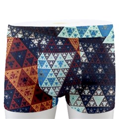Fractal Triangle Geometric Abstract Pattern Men s Boxer Briefs