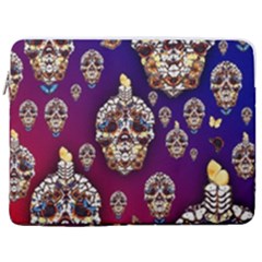 Carnival Of Souls - By Larenard 17  Vertical Laptop Sleeve Case With Pocket