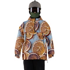 Orange, Slices, Fruits, Citrus Men s Ski And Snowboard Waterproof Breathable Jacket