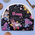 Personalized Roller Graphic Name Any Text Horseshoe Style Canvas Pouch View1