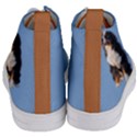 Personalized Photo Pet Name Women s Mid-Top Canvas Sneakers View4