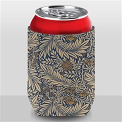 Brown Vintage Background Vintage Floral Pattern, Brown Can Holder