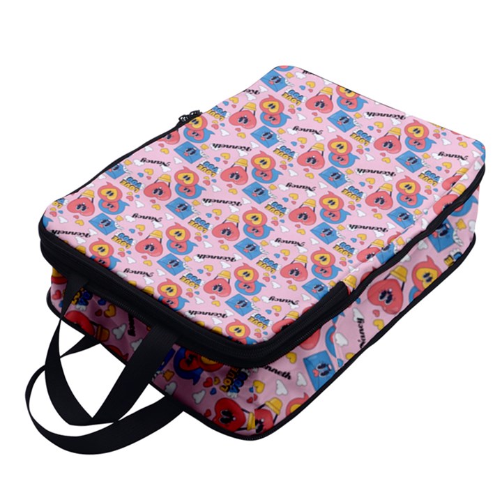 Custom Love Vibes Name Any Text Full Print Foldable Shoe Storage Bag