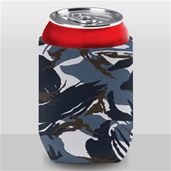 Blue Winter Camouflage, Military Camouflage Can Holder