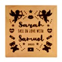 Personalized Fall in Love With Someone Name Wood Photo Frame Cube View2