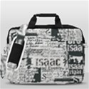 Personalized Newspaper Name MacBook Shoulder Laptop Bag MacBook Pro 15  Shoulder Laptop Bag View3