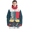 Custom Mix Color Any Text Name Men s Multi Pockets Zip Ski and Snowboard Waterproof Breathable Jacket View1