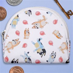 Bluey, Bluey Merch, Bluey Pattern, Bluey Bluey, Bingo, Bluey Design, Bluey Dog Horseshoe Style Canvas Pouch