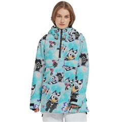Bluey, Bluey Merch, Bluey Pattern, Bluey Bluey, Bingo, Bluey Design, Bluey Dog Women s Pullover Zip Ski And Snowboard Waterproof Breathable Jacket