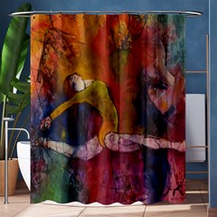 Colorful Dancer-gymnast  Shower Curtain 60  X 72  (medium)