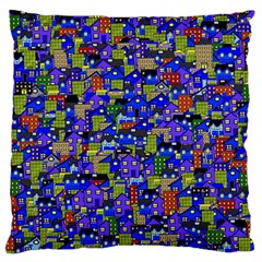 Houses Large Cushion Case (single Sided) 