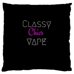 Classy Chics Vape  Standard Flano Cushion Case (two Sides)