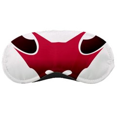 Fox Logo Red Gradient  Sleeping Masks