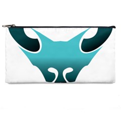 Fox Logo Blue Gradient Pencil Cases
