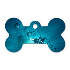 Sun-bubbles Dog Tag Bone (one Side)