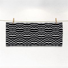Modern Zebra Pattern Hand Towel