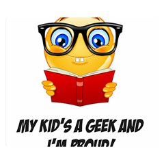 Geek Kid Double Sided Flano Blanket (small) 