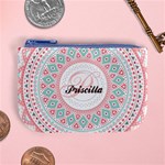 ethnic flower Coin Change Purse Front