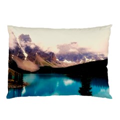Austria Mountains Lake Water Pillow Case