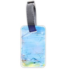 Background Art Abstract Watercolor Luggage Tags (two Sides)