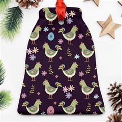 Easter Pattern Bell Ornament (two Sides)
