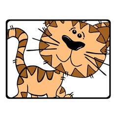 Cats Kittens Animal Cartoon Moving Fleece Blanket (small)