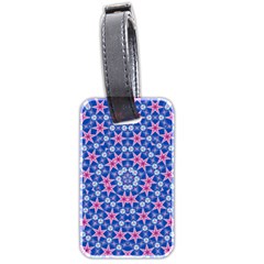 Digital Art Art Artwork Abstract Star Luggage Tag (two Sides)