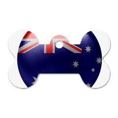 Australia Flag Country National Dog Tag Bone (one Side)